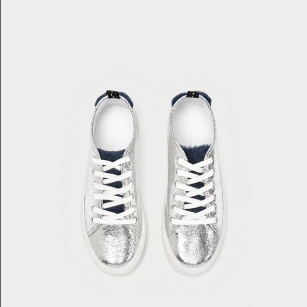 Zara Silver Sneakers